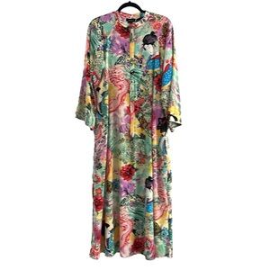 Natori Multicolor Floral Tunic